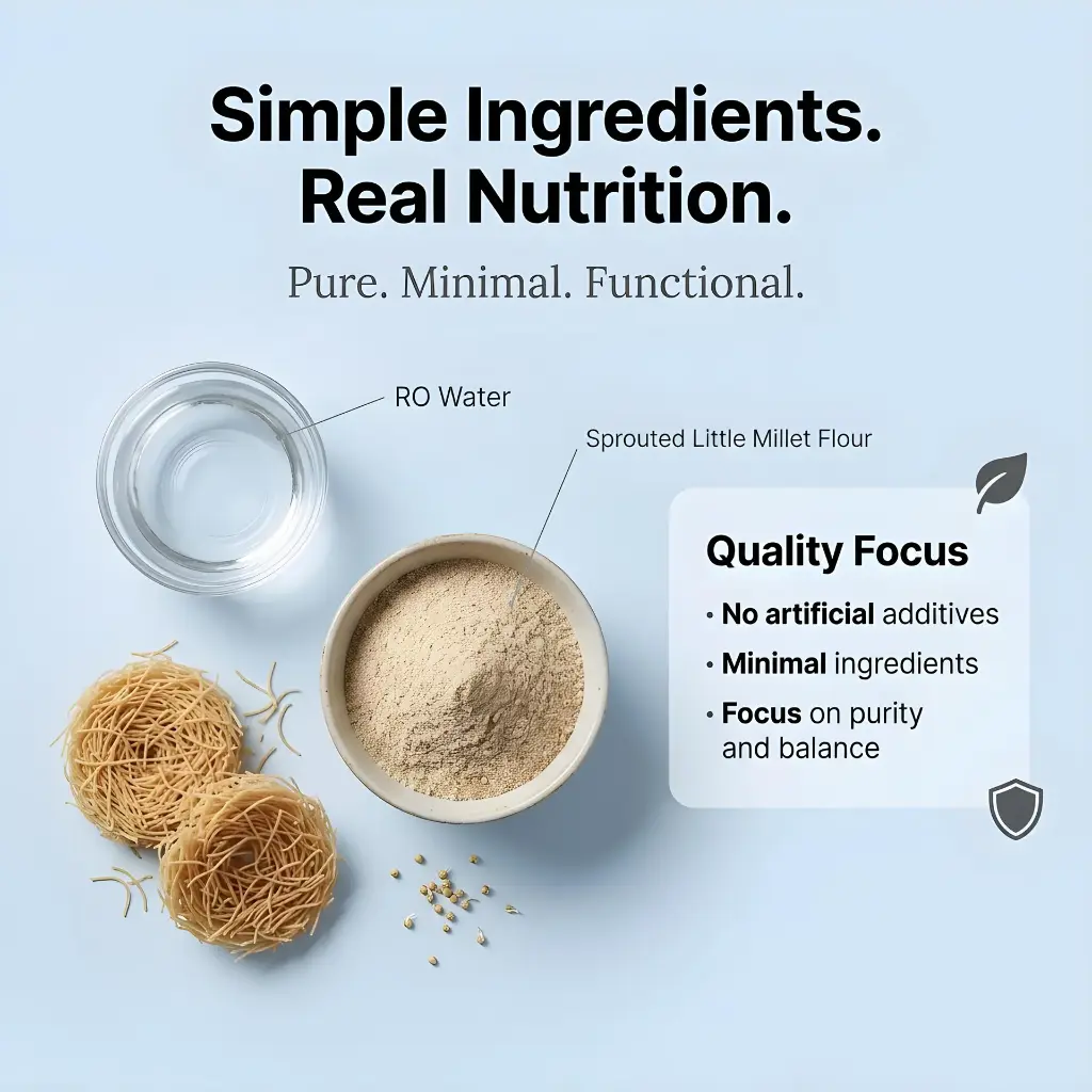 Sprouted Little millet vermicelli