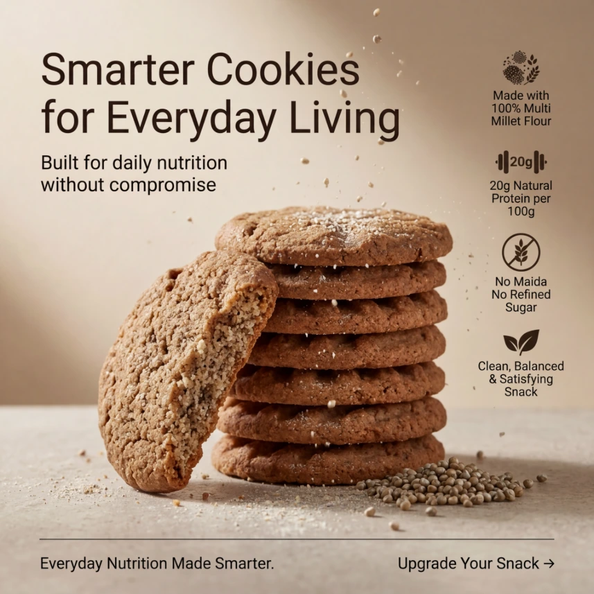 High Protein Multi Millet Cookies 350g
