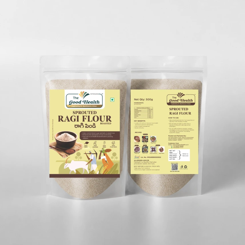 Sprouted Ragi Malt 500g