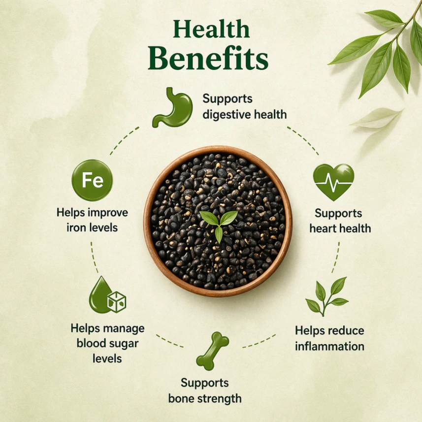 Sprouted Black Urad Dal Whole (Skinned) 500g