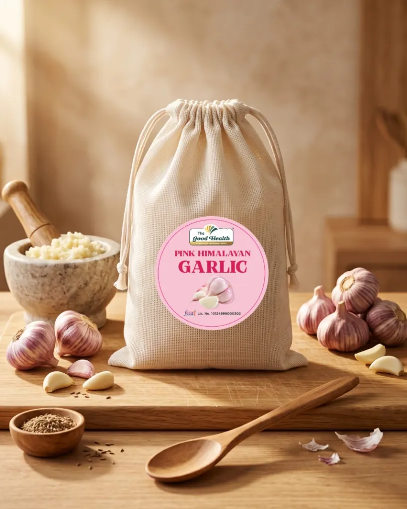 Pink Himalyan Garlic Bigger Cloves