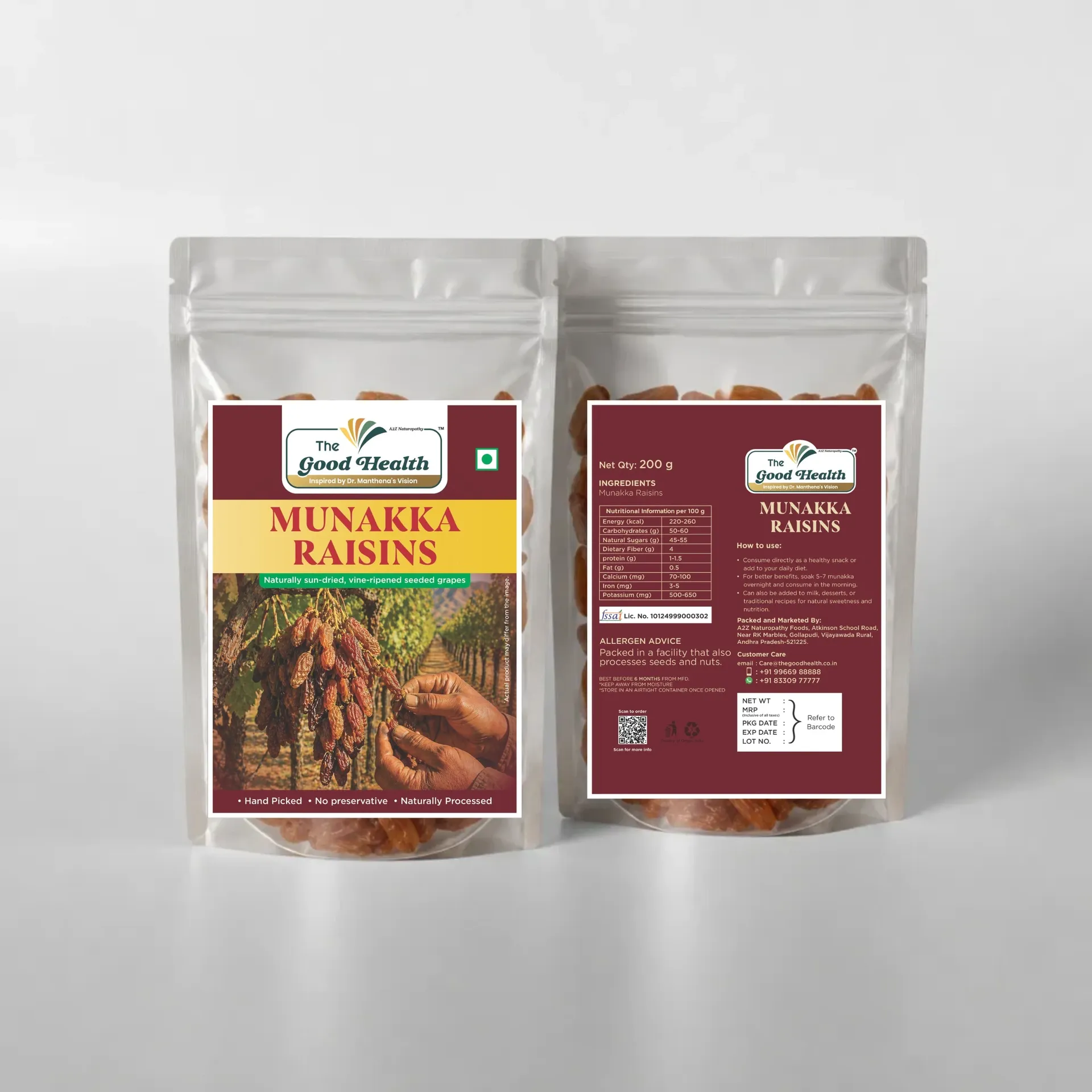 Munakka Raisins (Seeded)