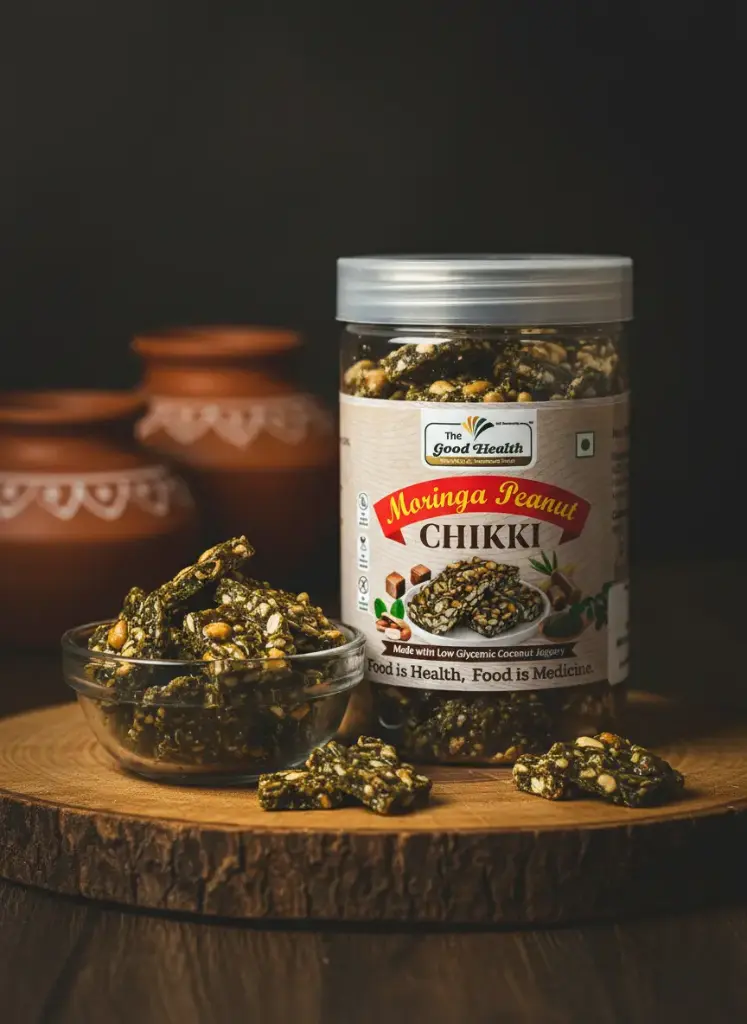 Moringa Peanut Chikki