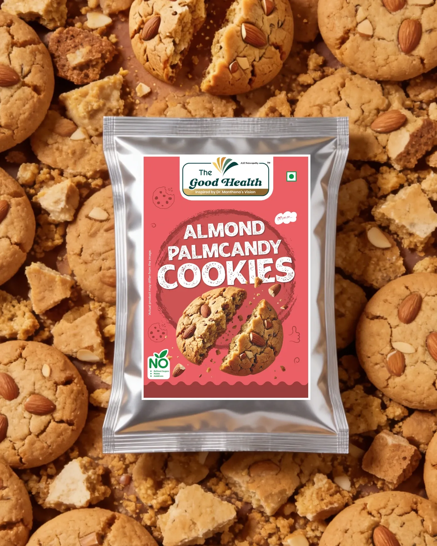 Almond Palm Candy Cookies