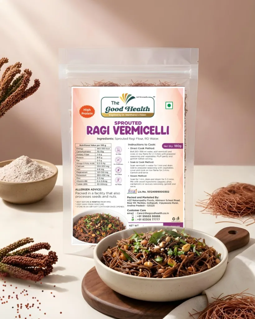 [Ragi.Vermicelli] Sprouted Ragi Vermicelli