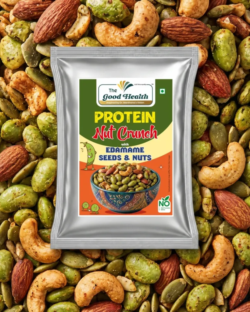 Protein Nut Crunch with Edamame Seeds Nuts