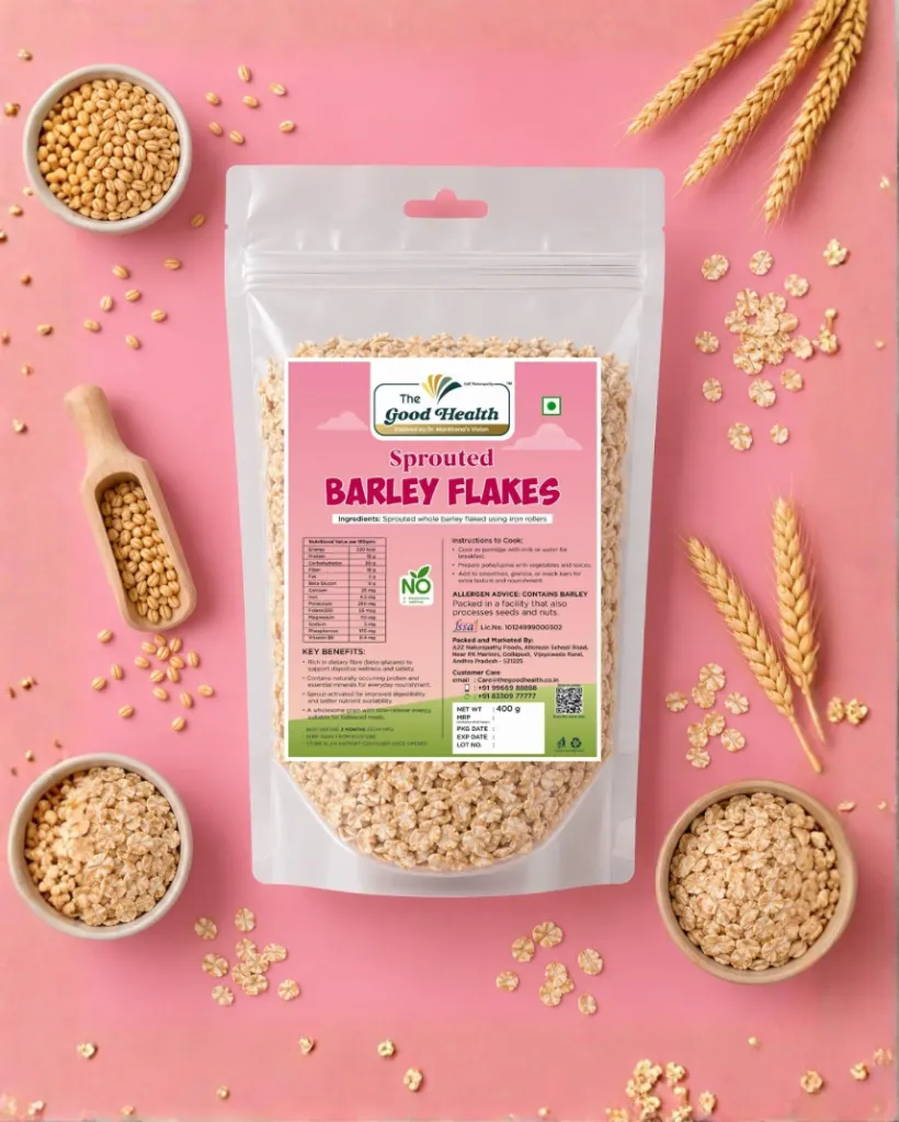 [400g.Barleyflakes] Sprouted Barley Flakes
