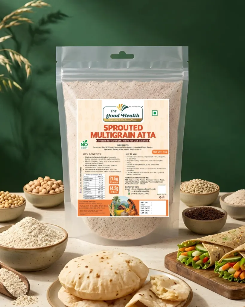 [1KG.P.M.Atta] Sprouted Multigrain Atta