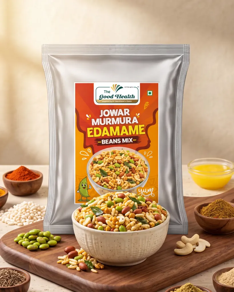 [250g.JMEBeans] Jowar Murmura With Edamame Beans Mix