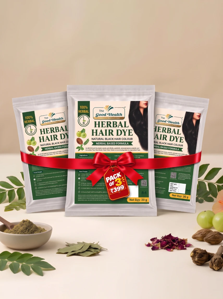 Herbal Hair Dye (Pack of 3 Sachets)