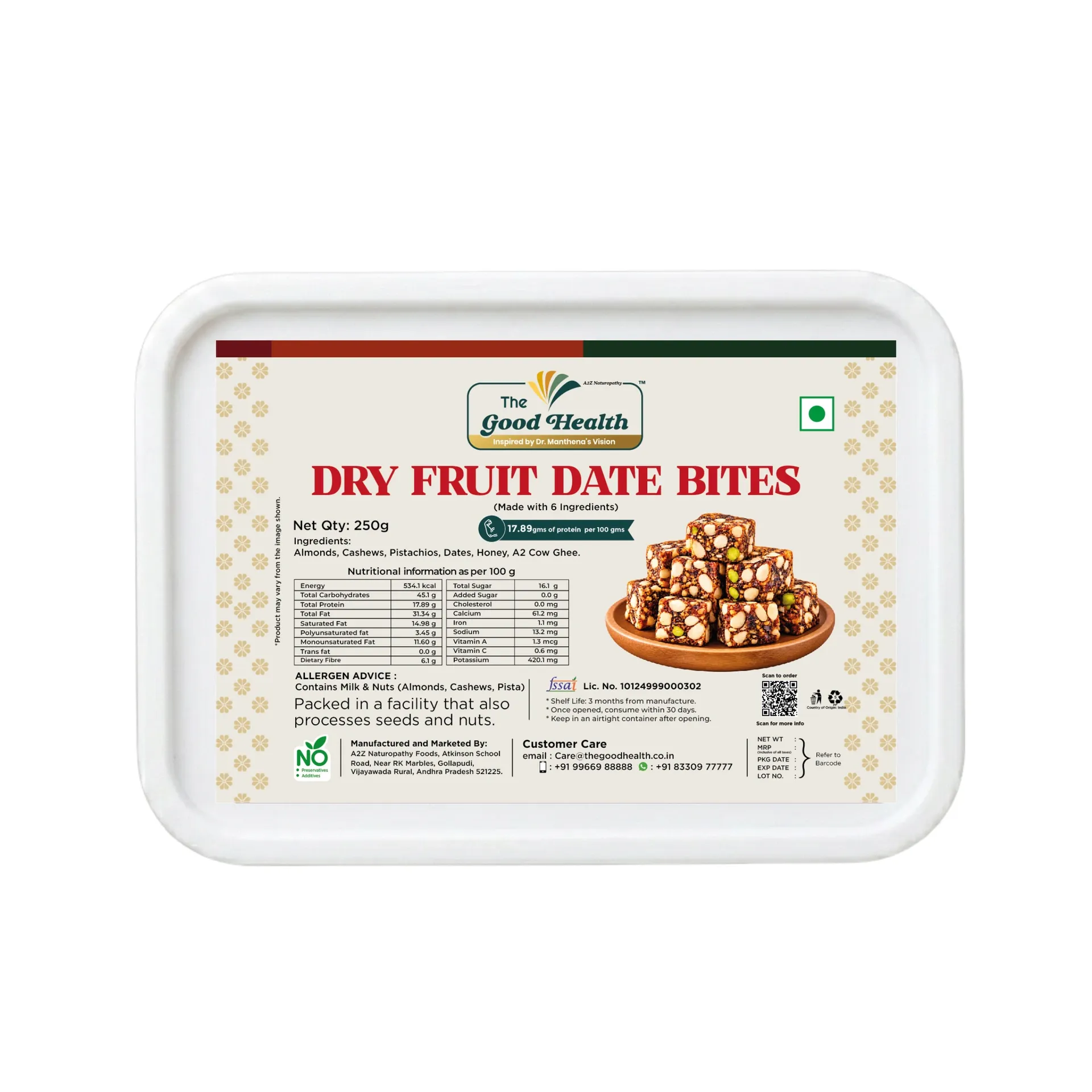 Dry Fruit Date Bites