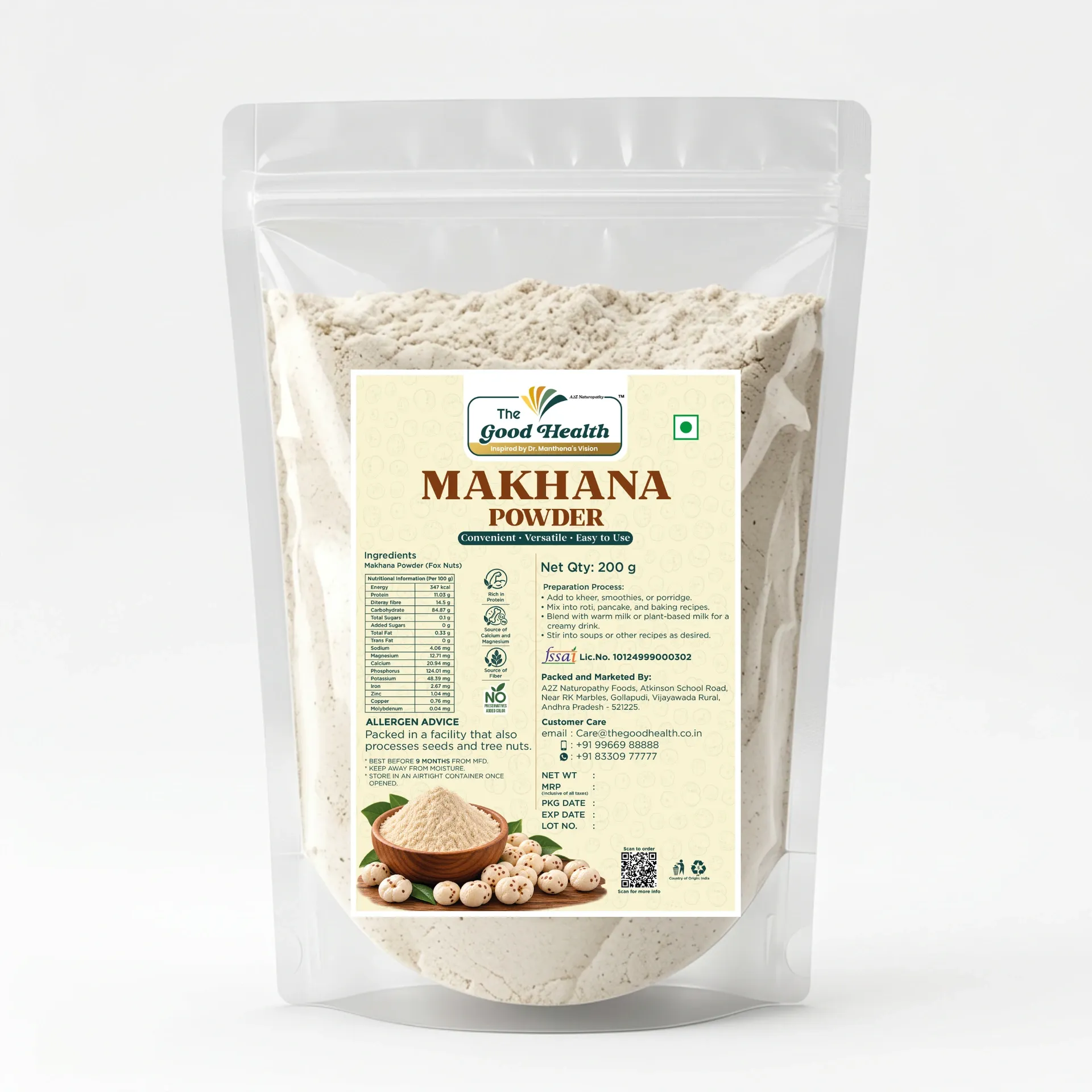 Makhana powder