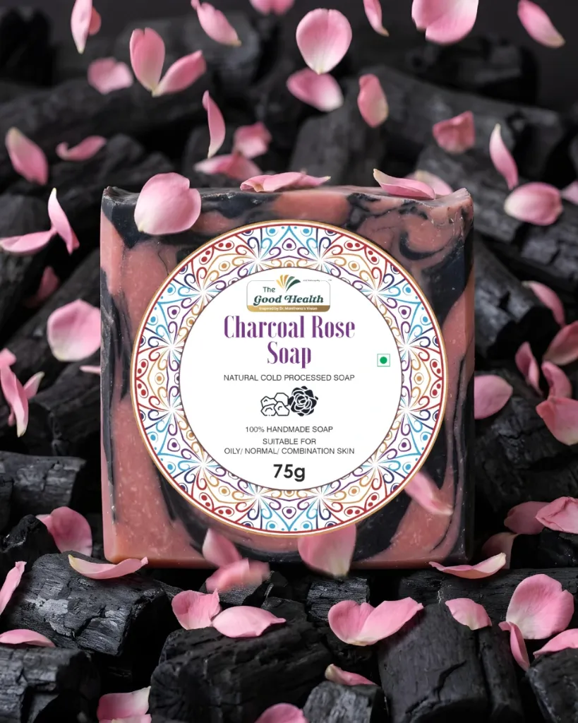 [CR Soap 75g] Charcoal Rose Soap