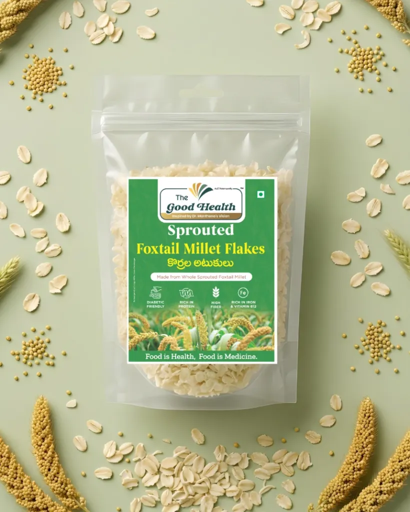 [200g.SFM.Flakes] Sprouted Foxtail Millet Flakes