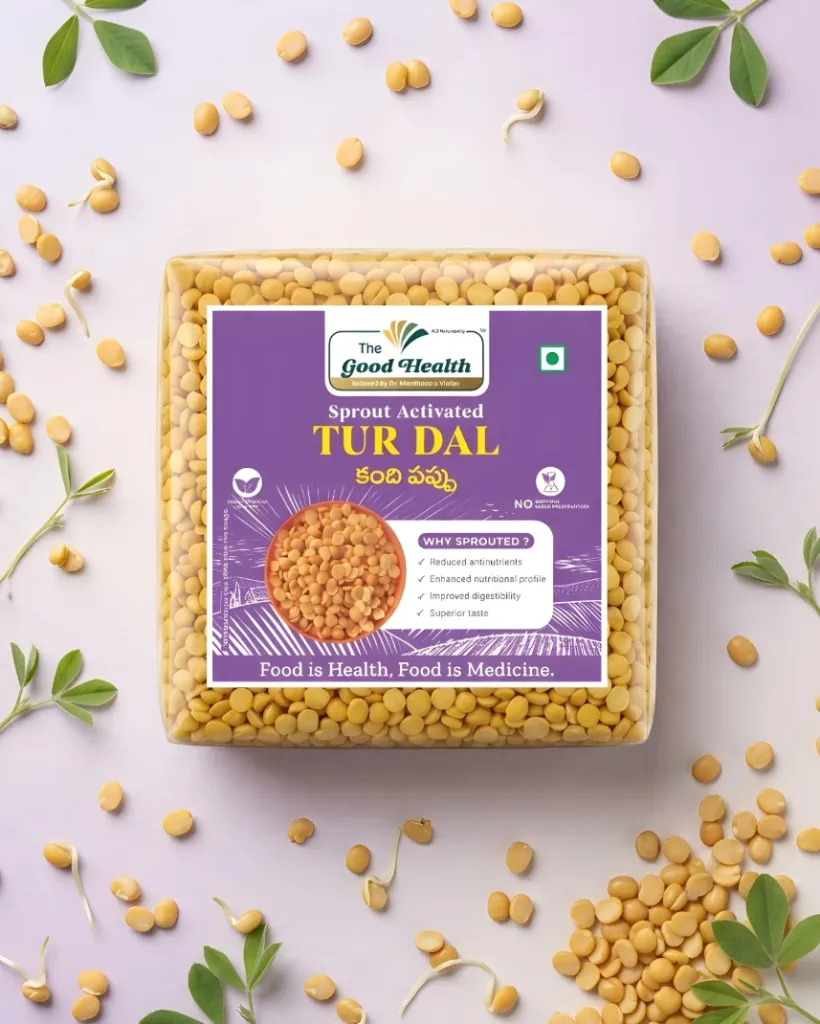 Sprouted Tur Dal Split
