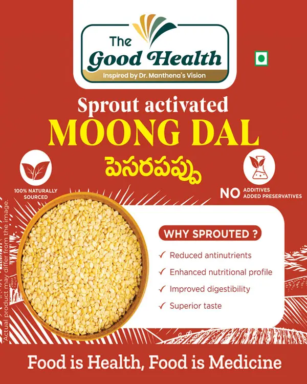 Sprout Activated Moong Dal Split (Deskinned)