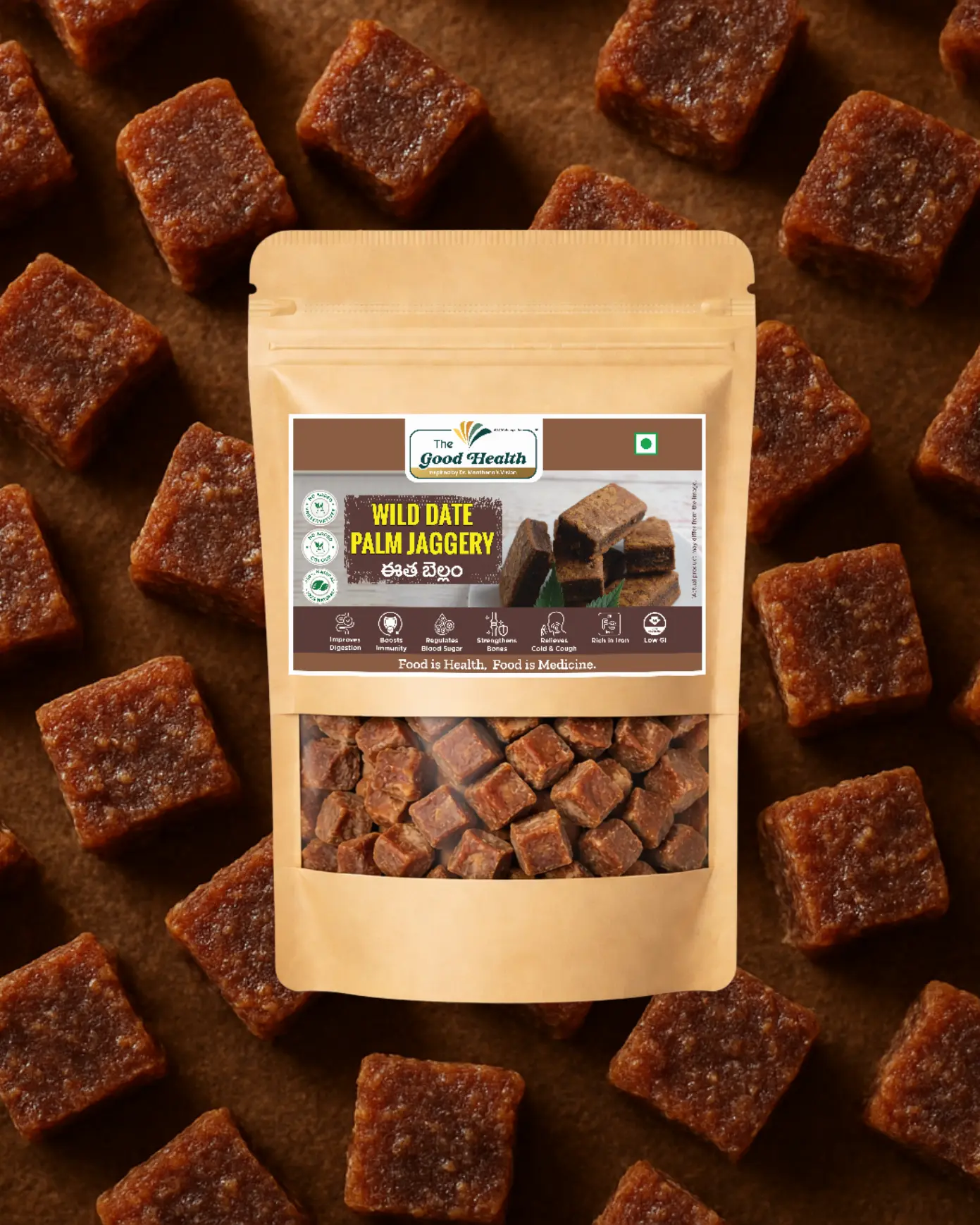 [250g WDP.Jaggery] Wild Date Palm Jaggery
