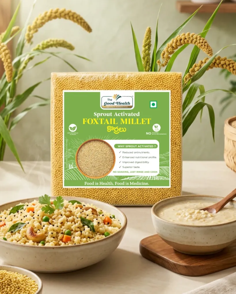 [500g.SF.Millet] Sprout Activated Foxtail Millet (Korralu)