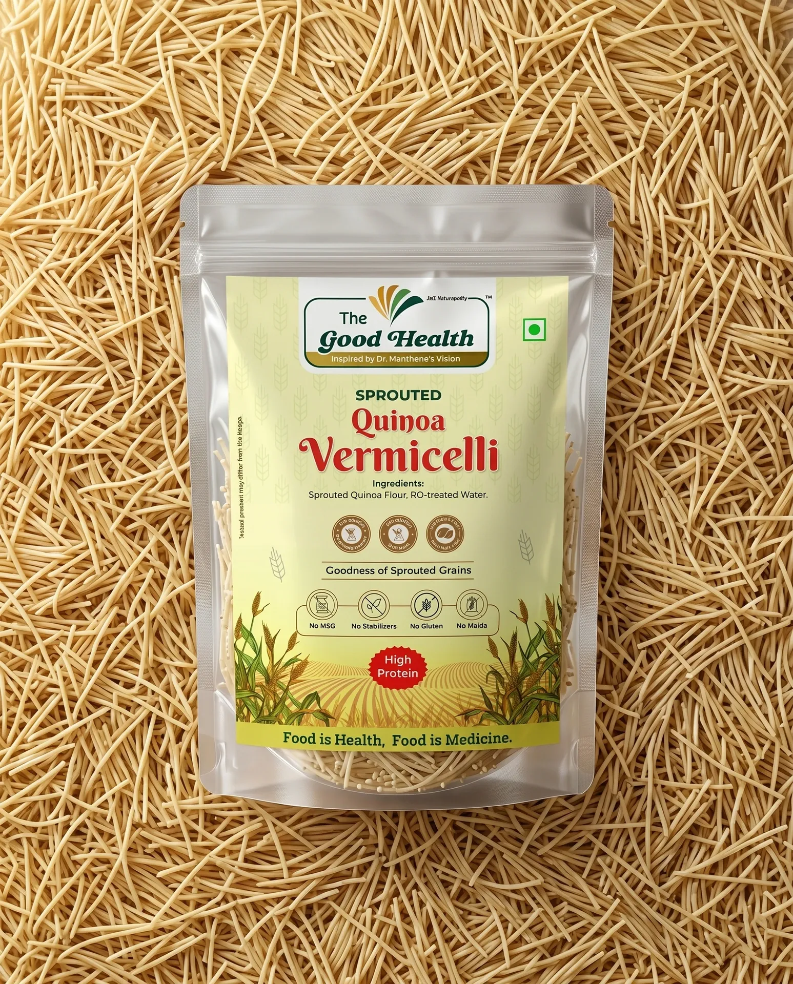 Sprouted Quinoa Vermicelli