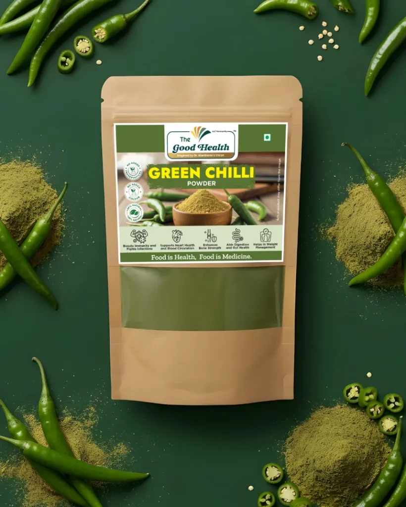 [100g.GC.Powder] Green Chilli powder