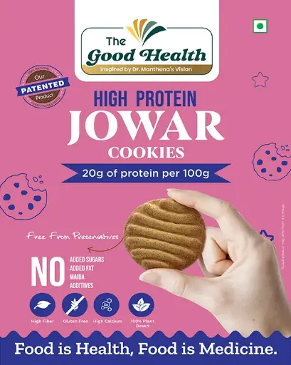 [350g J.Cookies] High Protein Jowar Cookies