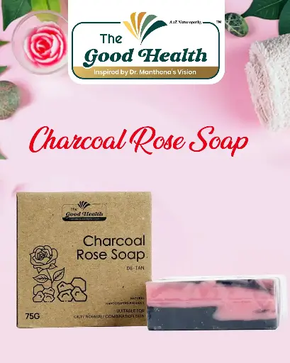 [CR Soap 75g] Charcoal Rose Soap