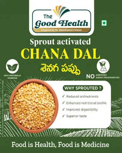 [500G.SAC.Dal] Sprout Activated Chana Dal