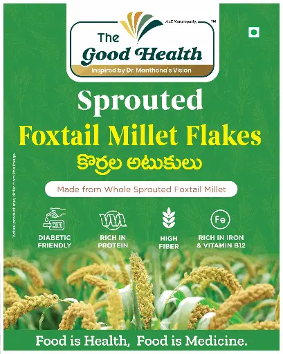 [200g.SFM.Flakes] Sprouted Foxtail Millet Flakes