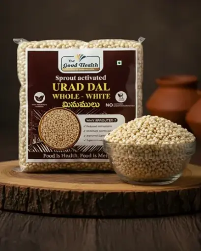 [500g.SWUW.Dal] Sprouted White Urad Dal Whole (Deskinned)