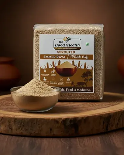 [500g SAEW.Rava] Sprout Activated Emmer Wheat Rava