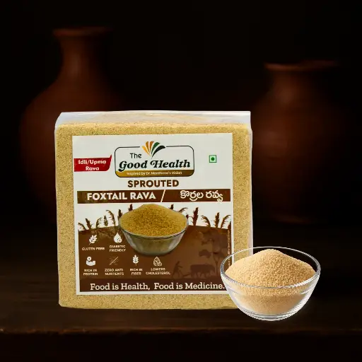 [500g SFX.Rava] Sprouted Foxtail Idly/Upma Rava