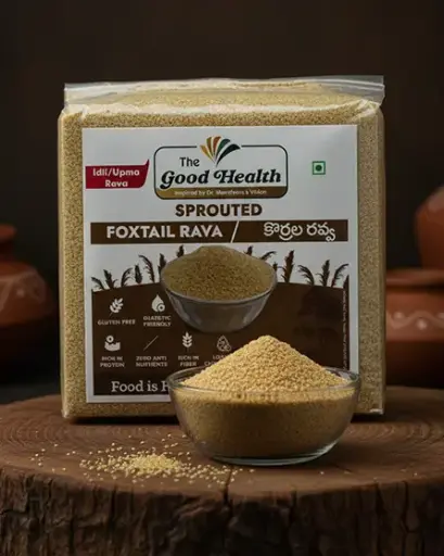 [500g SFX.Rava] Sprouted Foxtail Idly/Upma Rava