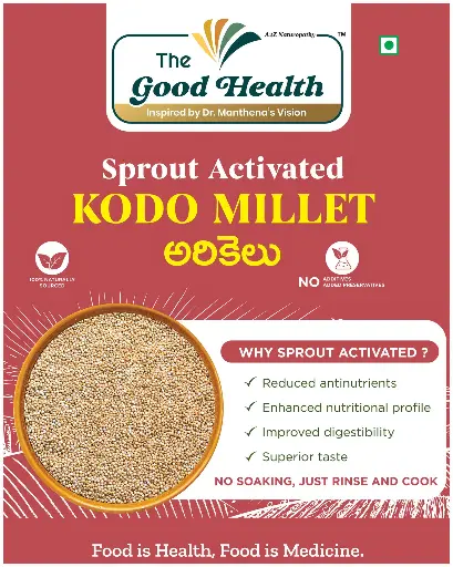 [500g.SAK.Millet] Sprout Activated Kodo Millet(Arikelu)