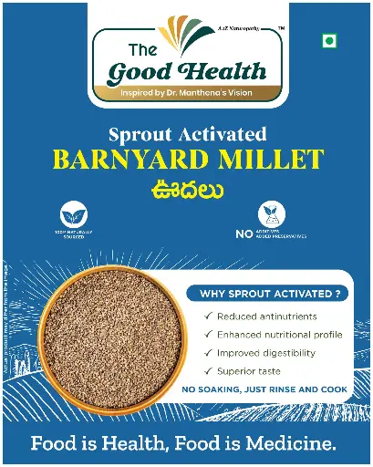 [500g.SAB.Millet] Sprout Activated Barnyard Millet(Udalu)