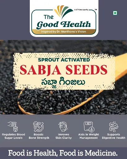 [100g.SAS.Seeds] Sprout Activated Sabja Seeds