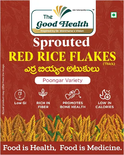 [200g.TRR.Flakes] Sprouted Red Rice Flakes(Thick)