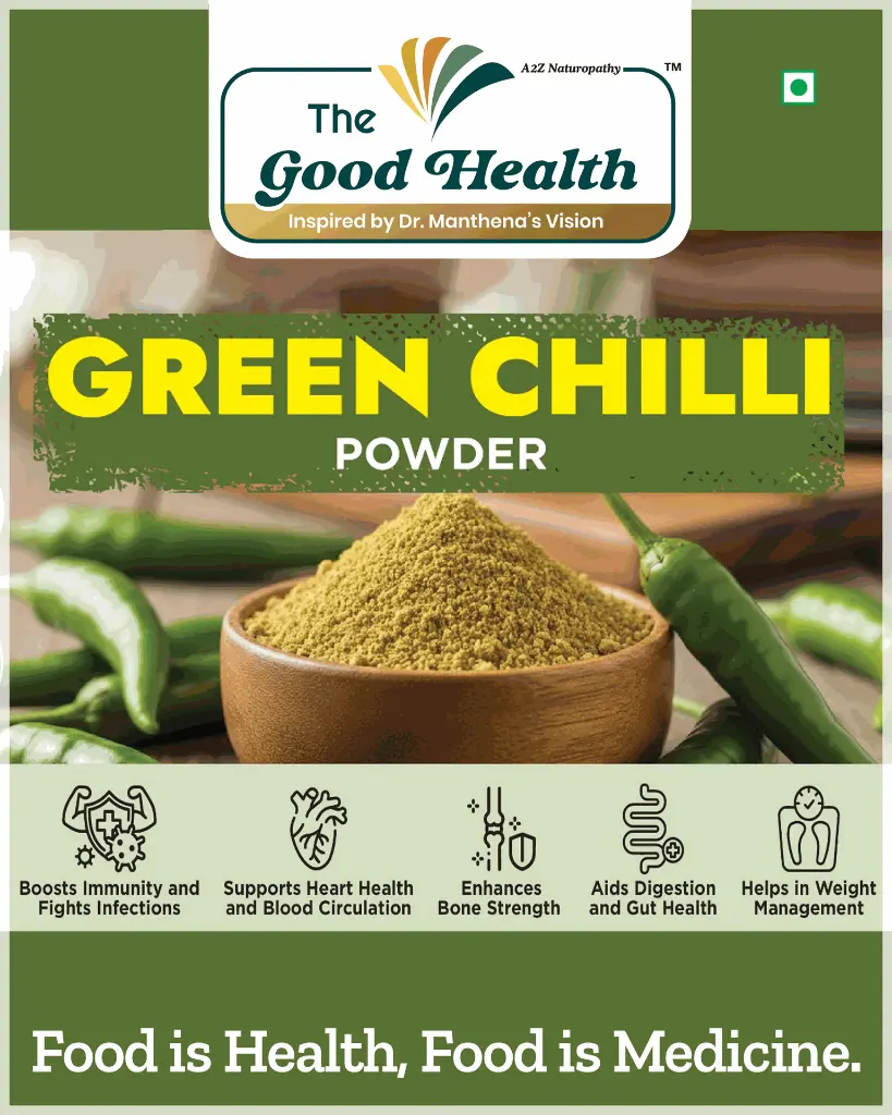 [100g.GC.Powder] Green Chilli powder